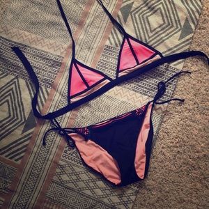 Adorable pink bikini!